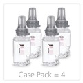 Hand Soaps | GOJO Industries 8711-04 700 mL Clear and Mild Foam Handwash Refill for ADX-7 Dispenser - Fragrance-Free (4/Carton) image number 4