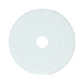  | Boardwalk BWK4018WHI 18 in. Diameter Polishing Floor Pads - White (5/Carton) image number 1