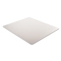 Office Chair Mats | Alera CM1J442FALEPL 46 x 60 Occasional Use Studded Chair Mat for Flat Pile Carpet - Clear image number 0