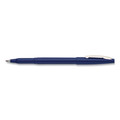 Pens | Pentel R100-C Rolling Writer Medium 0.8 millimeter Stick Rollerball Pen - Blue Ink/Barrel (1-Dozen) image number 2