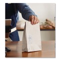 Food Trays, Containers, and Lids | Bagcraft 300298 Dubl Wax 6.13 in. x 12.38 in. SOS Bakery Bags - White (1000/Carton) image number 2
