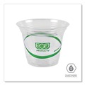 Labor Day Sale | Eco-Products EP-CC9S-GS 9 oz. GreenStripe Renewable and Compostable Cold Cups - Clear (1000/Carton) image number 1