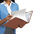 File Folders | Smead 19099 3 in. Expansion Recycled 3-Divider Pressboard Classification Folders, 8 Fasteners - Legal Size/Red Exterior (10/Box) image number 6