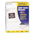 Back to School Sale | C-Line 80912 Super Heavy-Duty Top Load 9 in. x 12 in. Insert Clear Vinyl Shop Ticket Holders - Clear Front (50/Box) image number 0