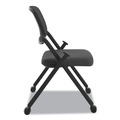 Office Chairs | HON HVL304.VA10.T VL304 250 lbs. Capacity 19 in. Seat Height Mesh Back Nesting Chair - Black (2/Carton) image number 2