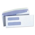 Envelopes & Mailers | Universal UNV36300 3.63 in. x 8.63 in. #8-5/8 Square Flap Gummed Double Window Business Envelope - White (500/Box) image number 1