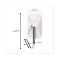 Wall Racks & Hooks | Command 17067-9ES 0.5 lbs. Capacity Small Metal General Purpose Wire Hooks - White (9/Pack) image number 2