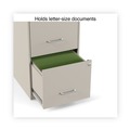 Office Filing Cabinets & Shelves | Alera 2806662 14 in. x 18 in. x 24.1 in. Soho 2-Drawer Vertical Letter File Cabinet - Putty image number 2