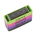 Stamps & Stamp Supplies | Trodat 8802 1.81 in. x 0.63 in. Approved Entered Paid Interlocking Stack Stamp - Assorted Fluorescent Ink image number 2