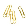 Binding Spines & Combs | U Brands 3619U06-24 Vinyl-Coated Paper Clips - Gold/Medium (200 Clips/Box, 5 Boxes/Pack) image number 1
