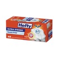 Trash Bags | Hefty E8-8338 Ultra Strong 23.75 in. x 24.88 in. 13 gallon Drawstring Extra Heavy-Duty Tall Kitchen Trash Bags - White (240/Carton) image number 2
