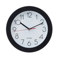 Just Launched | Universal UNV10421 9.75 in. Bold Font Round Wall Clock - Black image number 0