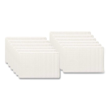 OFFICE FURNITURE ACCESSORIES | Rubbermaid Commercial 1982724 Safti-Grip Latex-Free Vinyl Bath Mat 14 X 22.5 White (4/Carton)