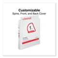 Binders | Universal UNV207421PK 11 x 8.5 1 in. Capacity Slant D-Ring View Binder, 3 Rings - White (12/Carton) image number 8
