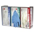 Cleaning & Janitorial Supplies | San Jamar G0805 18 x 3.75 x 10 3 Box Steel White Enamel Disposable Glove Dispenser - Clear image number 2