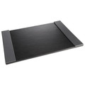 Desk Accessories & Office Organizers | Artistic 5240-BG 24 in. x 19 in. Monticello Desk Pad with Fold-Out Sides - Black image number 2