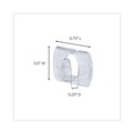 Hook & Loop Fasteners | Command 17026CLR-40ES 0.15 lbs. Capacity Plastic Decorating Clips Hooks and Strips - Clear (40 Clips and 48 Strips/Pack) image number 1
