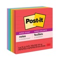 Notebooks & Pads | Post-it Notes Super Sticky 675-6SSAN 4 in. x 4 in. Note Ruled Pads in Playful Primary Collection Colors (6/Pack) image number 0