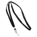 Label & Badge Holders | Advantus 75424 36 in. Long Metal J-Hook Fastener Deluxe Lanyards - Black (24/Box) image number 3