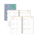 Notebooks & Pads | Blue Sky 101410 8 in. x 5 in. 12-Month (Jan-Dec 2026) Day Designer Tile Weekly/Monthly Planner - Blue/White Cover image number 0