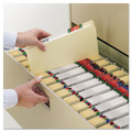 File Folders | Smead 10300 Straight Tabs Letter Size 0.75 in. Expansion File Folders - Manila (100/Box) image number 6