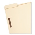 File Folders | Smead 14547 1/3-Cut Tabs Assorted 0.75 in. Expansion 2 Fasteners Letter Size Recycled Top Tab Fastener Folders - Manila Exterior (50/Box) image number 2