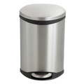 Safety & First Aid | Safco 9901SS 3 Gallon Step-On Medical Receptacle - Stainless Steel image number 1