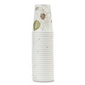 Cups and Lids | Dixie 2338WS Pathways 8 oz. Paper Hot Cups (25/Pack) image number 2