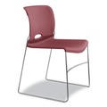 Office Chairs | HON H4041.MB.Y Olson Stacker 300 lbs. Capacity 17.75 in. Seat Height High Density Chair - Mulberry/Chrome (4/Carton) image number 1