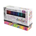 Pens | Zebra 41960 1 mm Bold Doodler'z Stick Gel Pen - Assorted Ink and Barrel Colors (60/Pack) image number 1