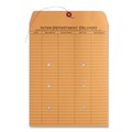 Envelopes & Mailers | Quality Park QUA63564 10 x 15 31-Entries String/Button Interoffice Envelope - Brown Kraft (100/Carton) image number 3