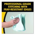 Just Launched | Rubbermaid Commercial FGQ63000BL00 Executive Series Hygen 16 in. x 16 in. Microfiber Glass Cleaning Cloths - Blue (12/Carton) image number 7