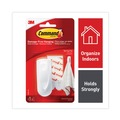 Wall Racks & Hooks | Command 17005-ES 0.25 lbs. Capacity Plastic Spring Hook - White (1/Pack) image number 1