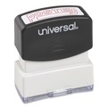 Stamps & Stamp Supplies | Universal UNV10065 POSTED Pre-Inked One-Color Message Stamp - Red image number 0