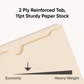 File Folders | Smead 75500 Manila File Jackets, 2-Ply Straight Tab, Letter Size, Manila, 100/box image number 3