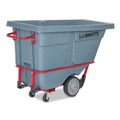 Cleaning Carts | Rubbermaid Commercial 2192465 0.5 cu yd BRUTE DURATILT Frame Tilt Truck Heavy Duty 1400 lb Capacity Gray image number 3