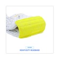  | Boardwalk BWK501WH 5 in. Headband Cotton/Synthetic Super Loop Wet Mop Head - Small, White (12/Carton) image number 5