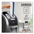 Paper Shredders & Accessories | Swingline 1757390F EX12-05 12 Manual Sheet Capacity Super Cross-Cut Shredder image number 2