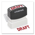 Just Launched | Universal UNV10049 Pre-Inked Draft Message Stamp - Red Ink image number 3