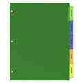 Dividers & Tabs | Avery 11900 Big Tab 11 in. x 8.5 in. 5-Tab Insertable Plastic Dividers - Assorted (1-Set) image number 1