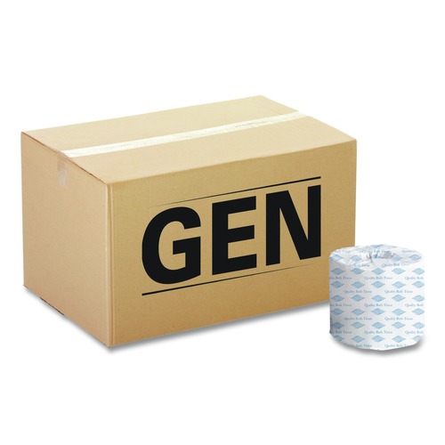  | GEN GN999 2-Ply Septic Safe Wrapped Bath Tissue - White (96 Rolls/Carton) image number 0