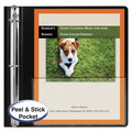 Sheet Protectors | C-Line 70185 25 in. 11 x 8.5 Peel and Stick Add-On Filing Pockets (10/Pack) image number 2