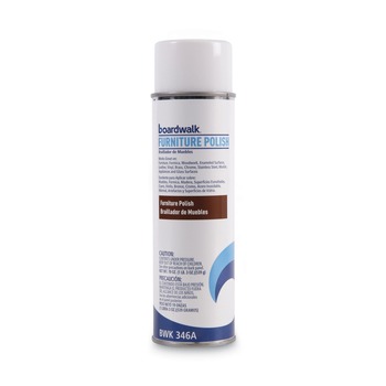 Boardwalk 1041283 19 oz. Aerosol Spray Furniture Polish - Lemon