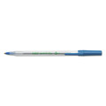 Pens | BIC GSME509BE Ecolutions Round Stic Medium 1 mm. Stick Ballpoint Pen Value Pack - Blue Ink/Clear Barrel (50/Pack) image number 3