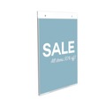 Office Presentation Supplies | Deflecto 68201 Classic Image 8.5 in. x 11 in. Portrait Wall-Mount Sign Holder - Clear image number 5