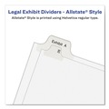 Dividers & Tabs | Avery 82202 10-Tab "4-in 11 in. x 8.5 in. Allstate Style Preprinted Legal Exhibit Side Tab Index Dividers - White (25/Pack) image number 3