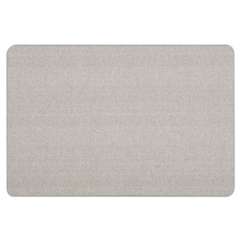 Quartet 7683G 36 in. x 24 in. Oval Office Fabric Bulletin Board - Gray