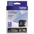 Just Launched | Brother LC103BK 600 Page-Yield LC103BK Innobella High-Yield Ink - Black image number 2