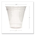Cups and Lids | Fabri-Kal 000000000009502053 12 oz. - 14 oz. Kal-Clear PET Cold Drink Squat Cups - Clear (1000/Carton) image number 3