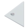 White Boards | U Brands 3970U00-01 35 in. x 23 in. Magnetic Glass Dry Erase Board Value Pack - Frosted White image number 4
